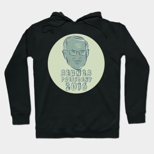 Bernie Sanders President 2016 Circle Hoodie